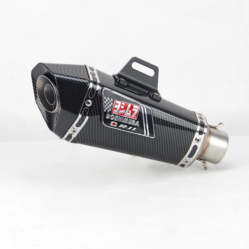 51mm entrada Universal de la motocicleta yoshimura silenciador de escape para FZ1 R6 R15 R3 ZX6R ZX10 Z900 1000 CBR1000 GSXR1000 650 k7 K8 K11