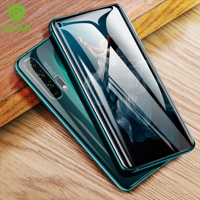

CHYI 3D Curved Film For Honor 20 Pro Screen Protector Honor20 lite Full Cover Nano Hydrogel Film With Tools Not Tempered Glass