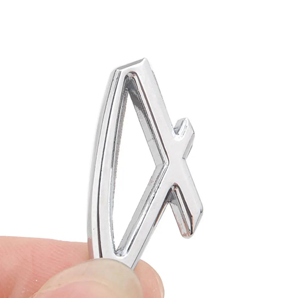 

3D Silver 4 Letters Emblem Sticker Badge Decal Zinc alloy For Porsche Panamera 4 Rear trunk Car-Styling Stickers Car Accessories