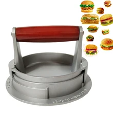 Пресс для гамбургера es Maker пресс для котлет мягкая алюминиевая форма для гамбургера руководство гамбургера формы пресс для бургера