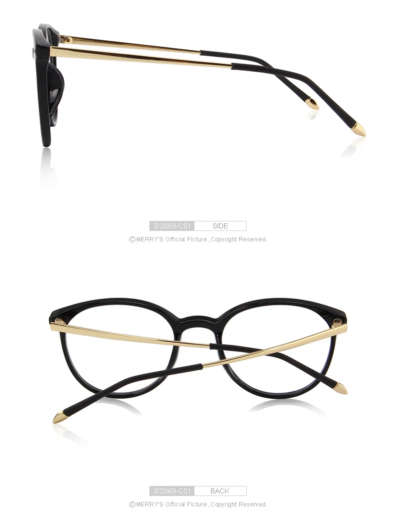 MERRYS Дизайн Женские Модные оптические оправы очки радиационные очки S2069