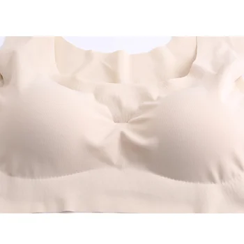 

Liva Girl Japan Korea Leisure Sleep Maintenance Bra Full Cup Fixed Shoulder Strap No Steel Ring Vest