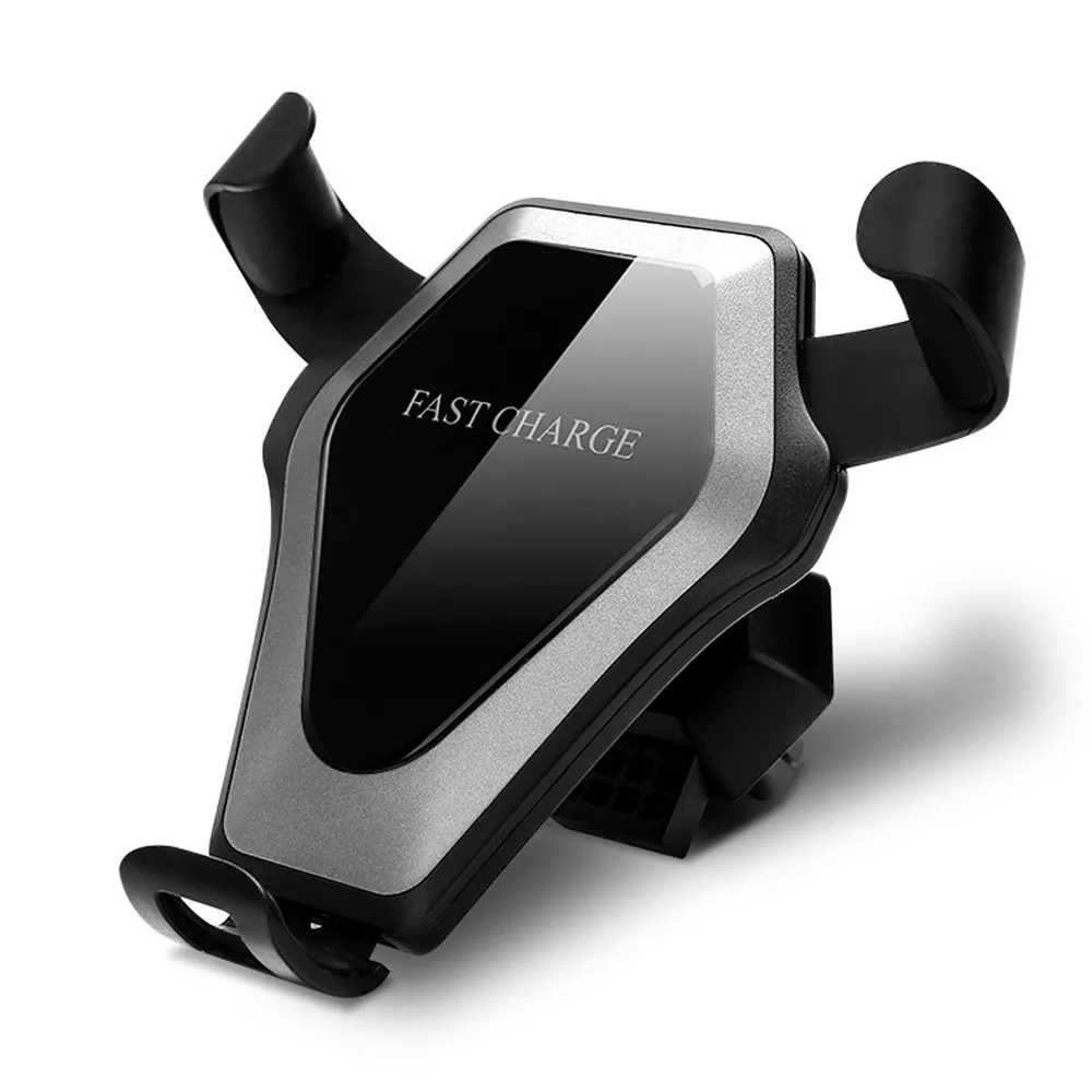 Car Mount Holder Qi Wireless Charger Fast Wireless