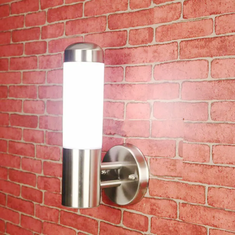

Stainless steel E27 LED Wall Light Up Down indoor wall Mounted Living Dining Room Corridor Lighting Decor AC85V-265V