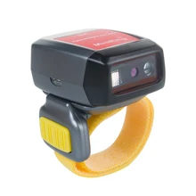 Generalscan (02)Mini Bluetooth Barcode Scanner for Android&iOS Phones/Tablet , Small Finger Codes Reader , Wireless Ring Scanner