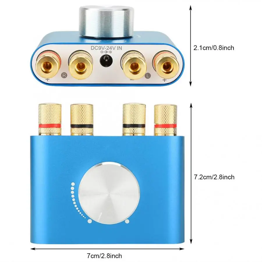 Bocina Bluetooth Caixa де сом 110-240 V 100 W f900 Mini Bluetooth Мощность цифровой усилитель Hi-Fi стерео аудио плеер синий