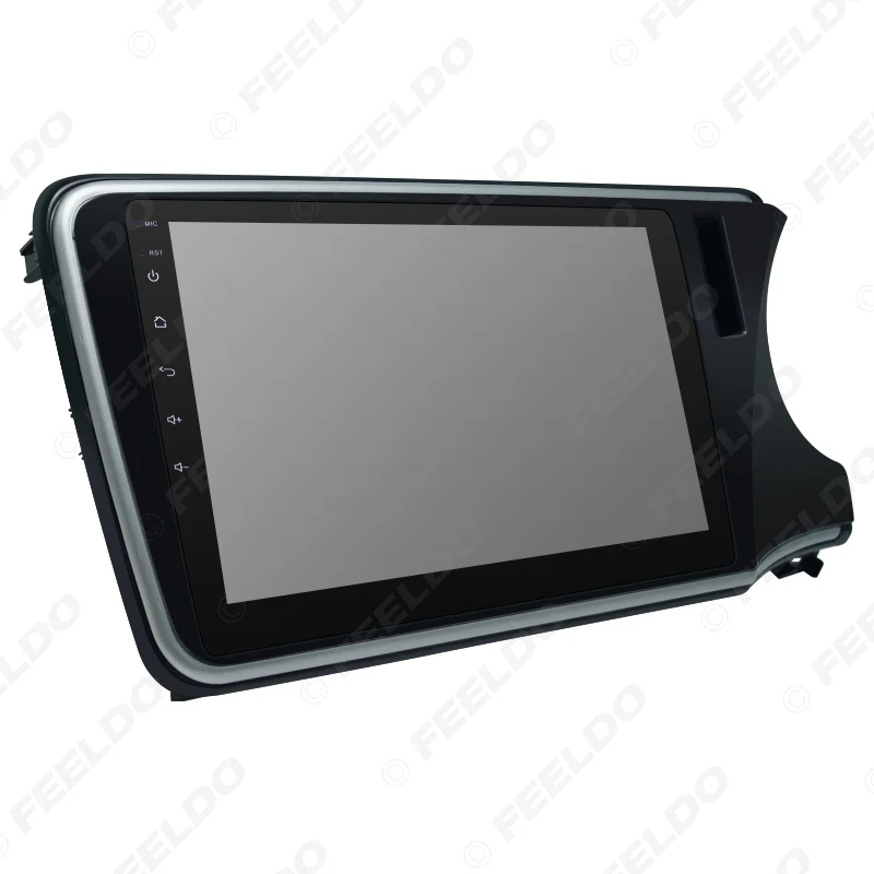 FEELDO 10,2 дюймовый большой HD экран Android 6,0 четырехъядерный автомобильный медиаплеер с радио gps-навигатор для Honda City2015-#2680