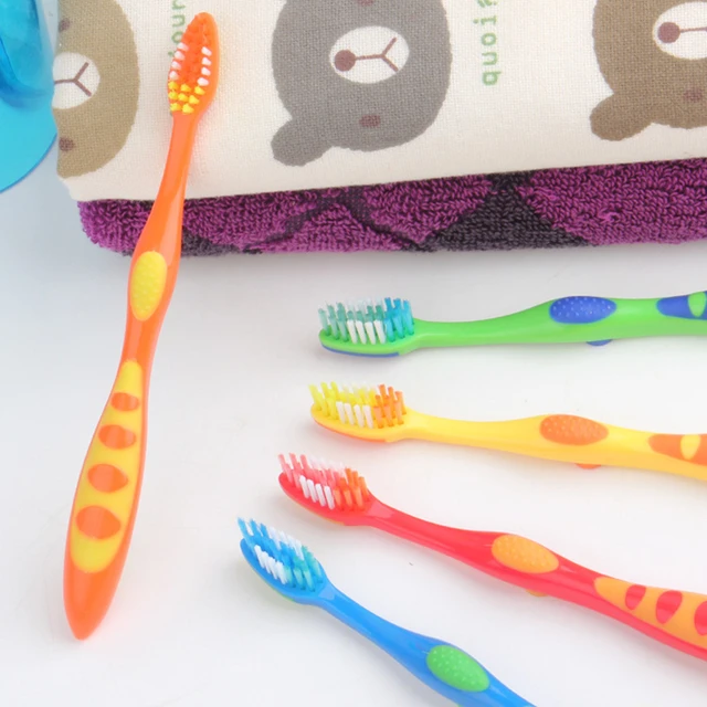 5pcs/lot Cartoon Child Toothbrush Dinosaur Toothbrush Non-slip Soft Toothbrush For Children Oral Hygiene