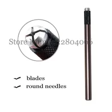 Ручная Татуировка ручка Перманентный макияж машина Microblading ручка для губ татуировка и бровь Татуировка Tebori ручка