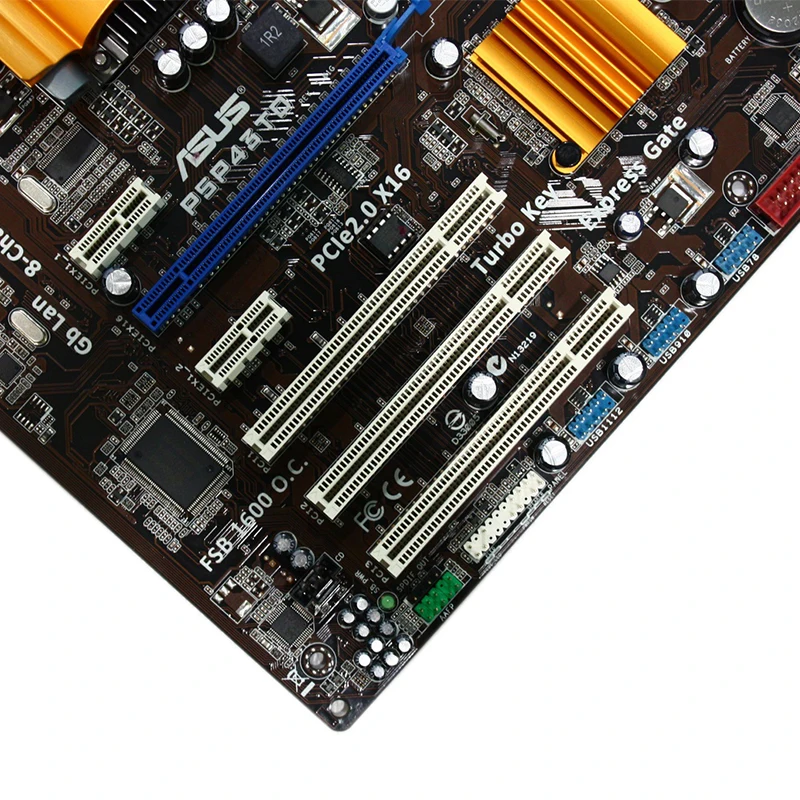 Материнская плата ASUS P5P43TD LGA 775 DDR3 16 ГБ для Intel P43 P5P43TD системная плата для настольных ПК SATA II PCI-E X16 используется AMI BIOS