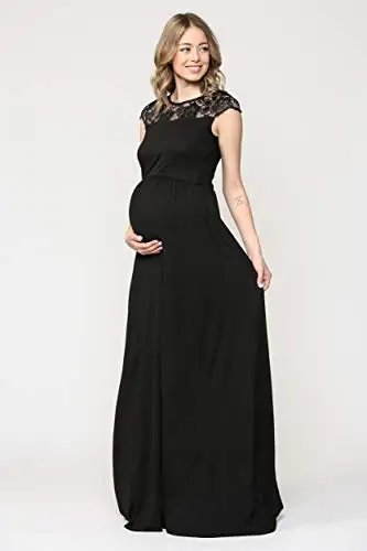 Women's Maternity Dress With Lace Evening Dresses Long Pregnant Woman Formal Dresses Womens Gowns For Party And Wedding Party Women's Maternity Dress With Lace Evening Dresses Long Pregnant Woman Formal Dresses Womens Gowns For Party And Wedding Party