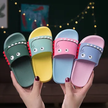 

Mini Melissa Dinosaur Boys Girls Slippers 2019 Cartoon Sandals Children Jelly Sandals Kids Sandal Kids Shoes Melissa Flip Flop