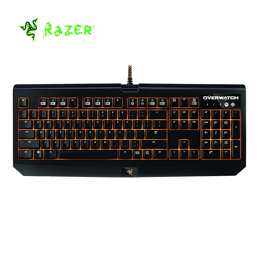 Razer Overwatch BlackWidow Chroma Механическая игровая клавиатура RGB с подсветкой полностью