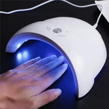 

2019 New UV Lamp LED Nail Lamp Dryer 30/60/90s Nail Polish Gel Varnish Lamps Fast Drying Professional For Nail Lamp 18W