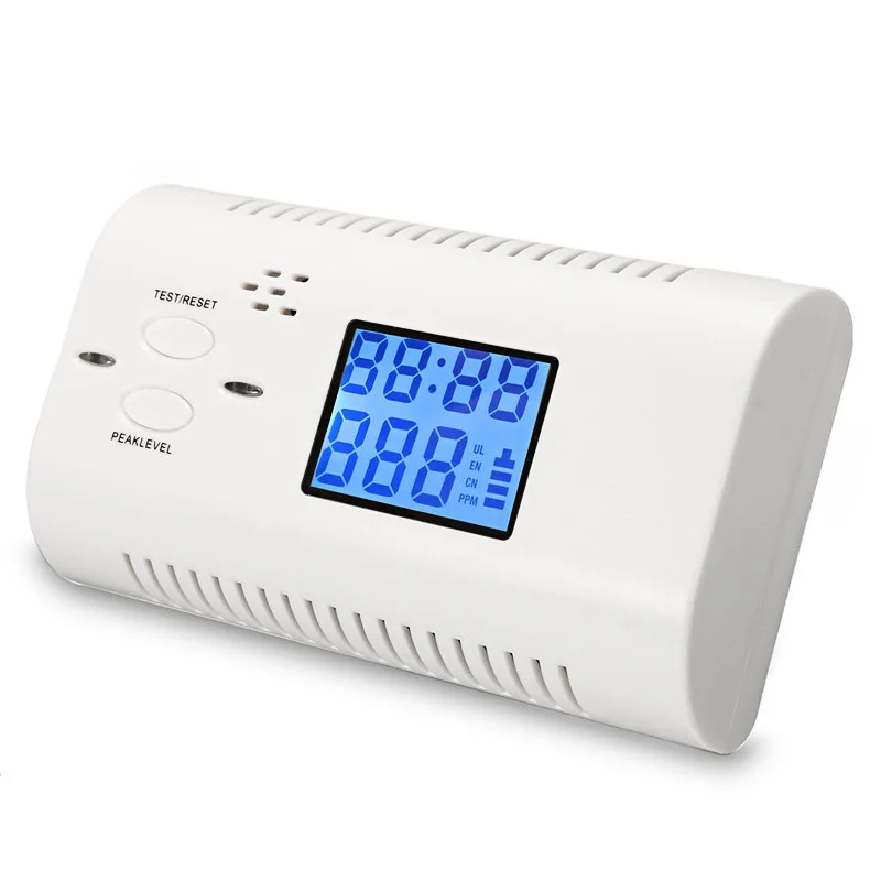 

Security CO Gas Sensor Carbon Monoxide Poisoning Battery-Operated Warning LCD Display Carbon Analyzer Sensitive Alarm Detector