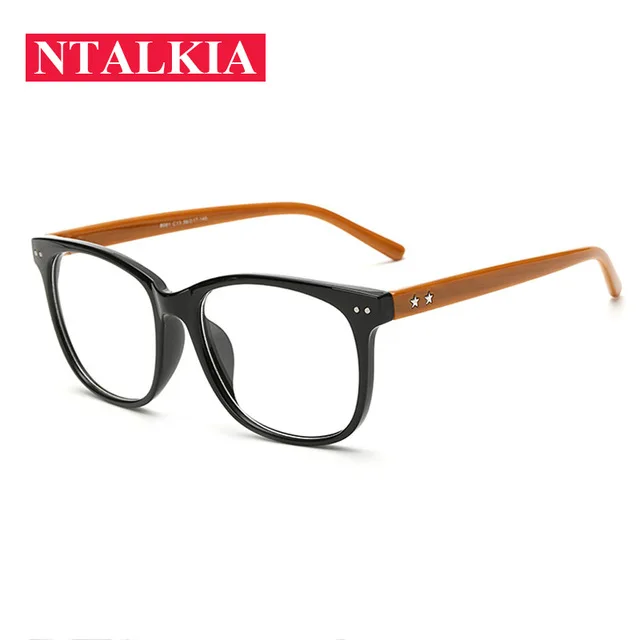 2018 Vintage Fashion Woman Transparent Glasses Frame With Clear Lens For Myopia Glasses Women Men Star Retro Eyeglasses Oculo