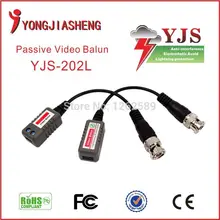 Twisted Single Channel Passive Video Balun Transceiver CCTV DVR camera BNC UTP Security Twisted Passive cctv Video Balun 10PCS