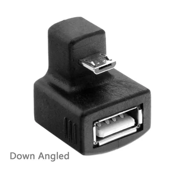 

Extension Adapter Connector Down 10pcs/lot Female Right Angled V8 Micro Usb Otg To 2.0 Not 180