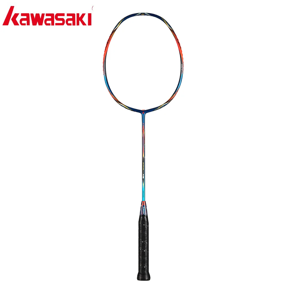 

2019 Kawasaki Original 46T Badminton Racket All-around Type T Join Power Carbon Fiber Racquets For Professional Players King K9