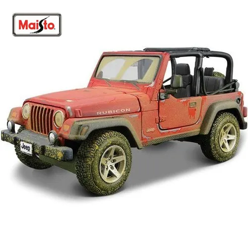 Модель автомобиля Maisto 1:27 Jeep Wrangler Rubicon литой под давлением игрушка в коробке