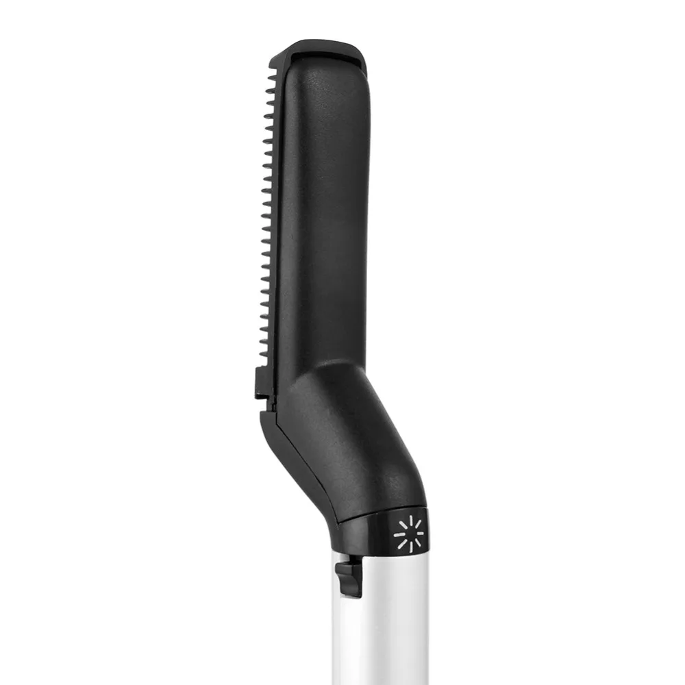 Многофункциональная 25 Вт электрическая расческа для волос щипцы для завивки выпрямления волос для мужчин укладка расчески быстрая завивка выпрямляющая щетка