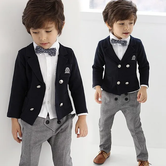 2 8 Age 4 Pieces Fashion Wedding Suits For Baby Boys Gentleman 2 8 Age 4 Pieces Fashion Wedding Suits For Baby Boys Gentleman Kids Clothes Set