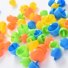 Креативные головоломки для ногтей в виде грибов, пластиковые детские игрушки,, детские игрушки для мальчиков, детские головоломки для раннего образования
