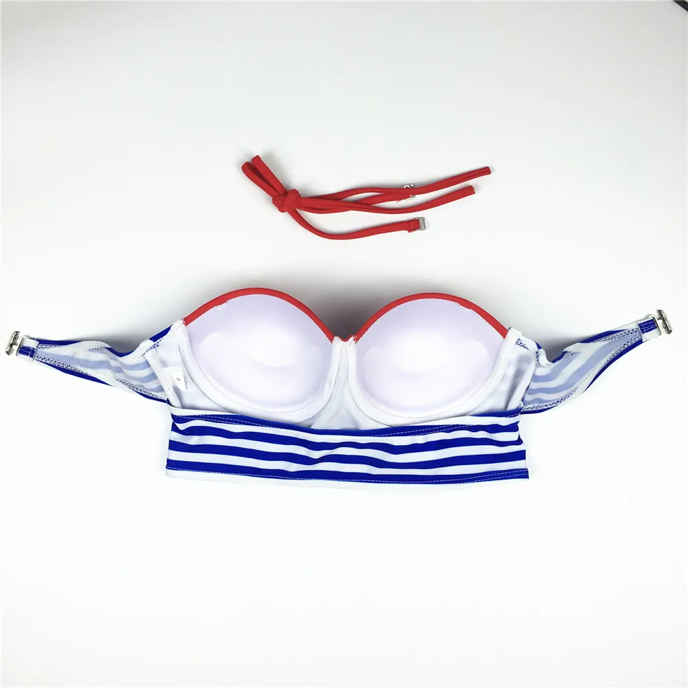 Striped Bathing Suit Push Up Bikini Women Sexy Bikini Blue White Striped Swimsuit Swimwear Cross Bandage Swimming Suit Plavky HTB1acZrRXXXXXaYXFXXq6xXFXXXP - Striped Bathing Suit Push Up Bikini Women Sexy Bikini Blue White Striped Swimsuit Swimwear Cross Bandage Swimming Suit Plavky