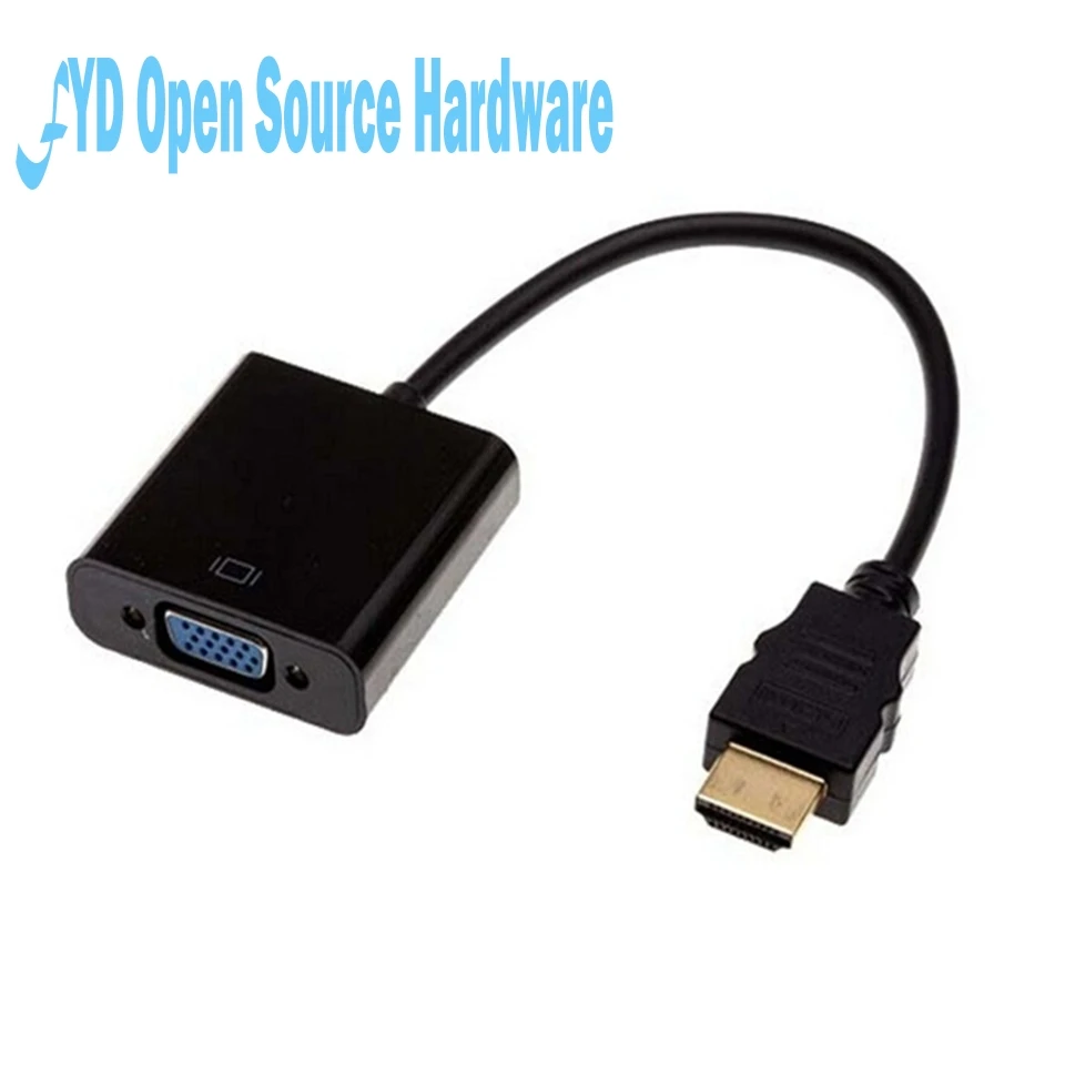 Micro HDMI Male Turn VGA mother Adapter cable