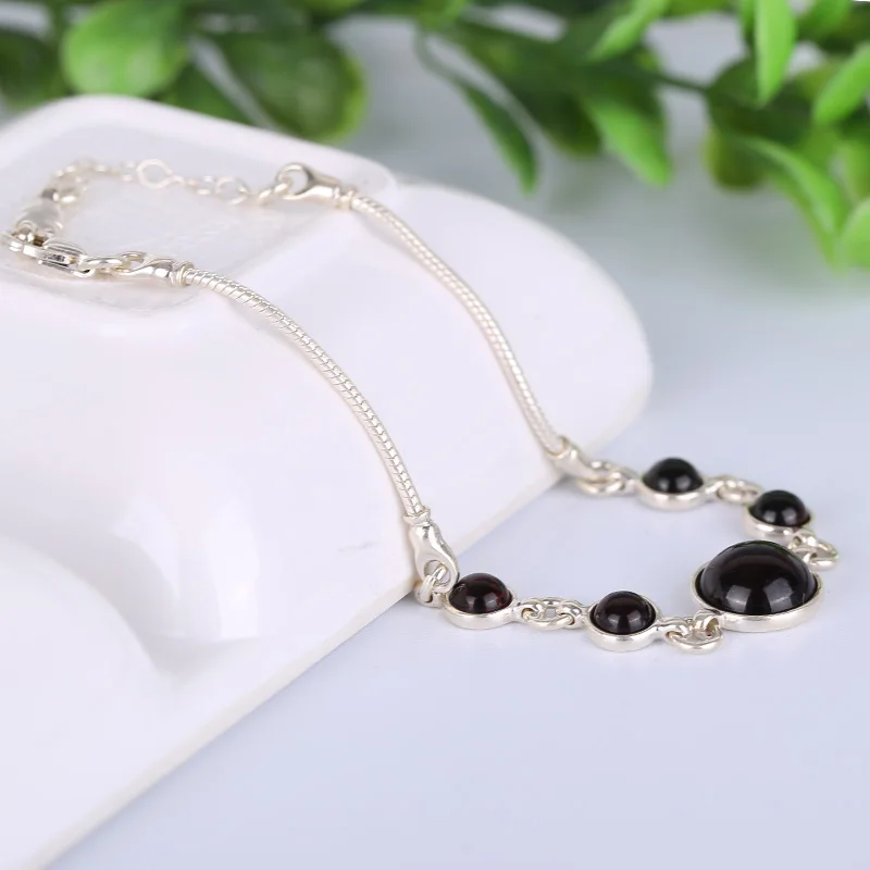 

925 sterling silver inlaid natural butter yellow old beeswax old amber necklace pendant antique European back
