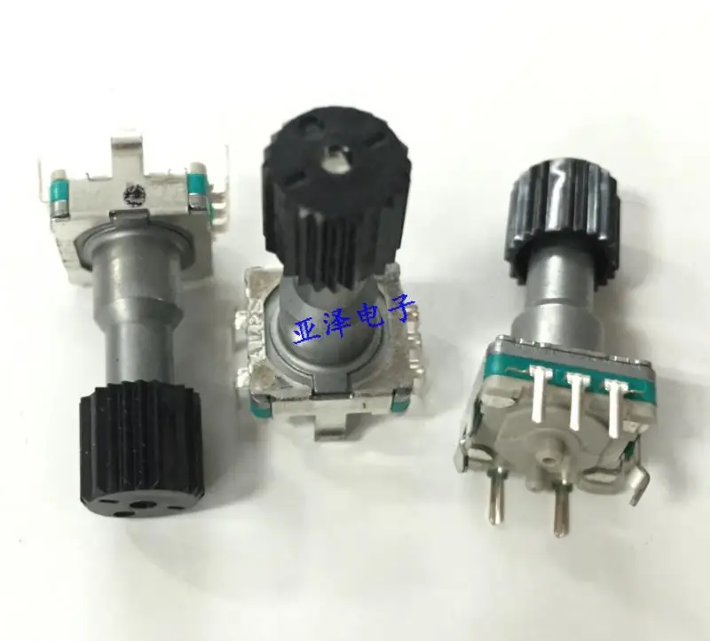 

5pcs ALPS alpine EC11G1574402 encoder with switch non positioning 15 pulse saw tooth shaft length 20MM
