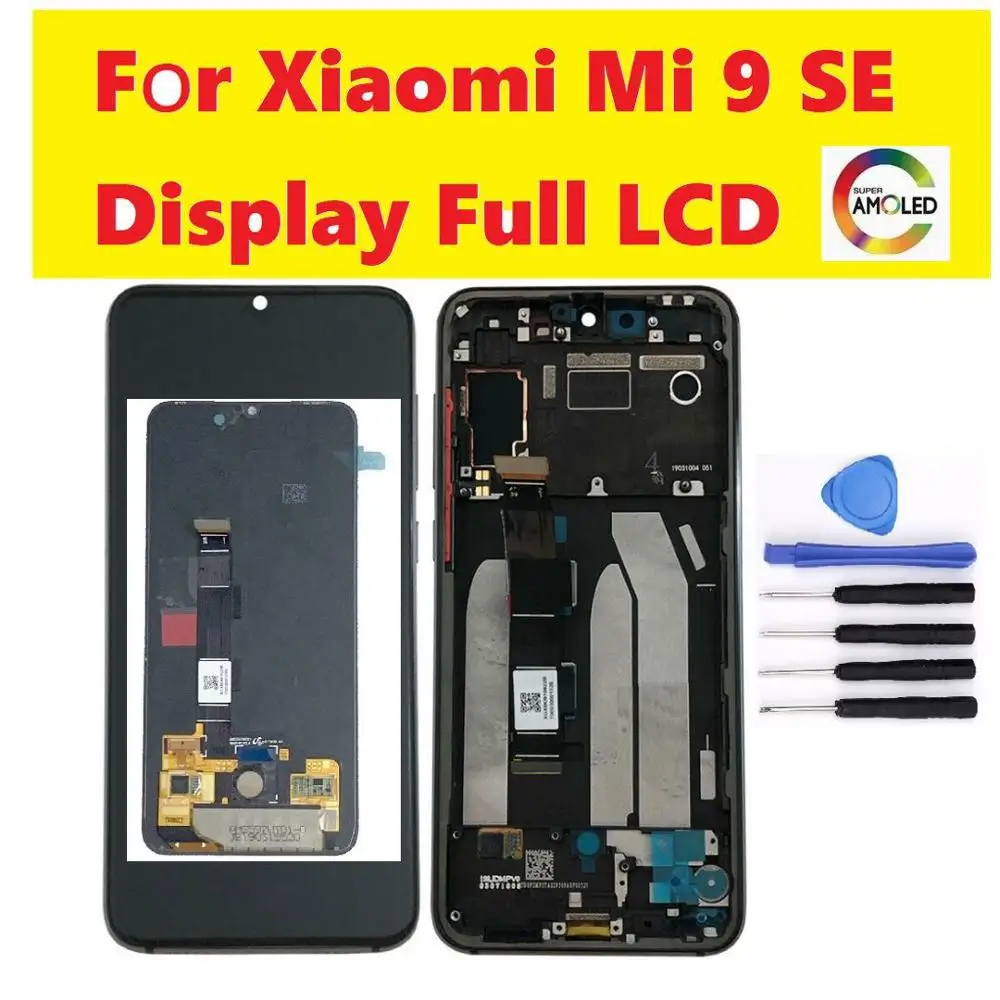 

for Xiaomi MI 9 SE LCD Mi9 SE AMOLED LCD Display Touch Screen Digitizer for Xiaomi 9 SE Display Replacement 5.97" Free Shipping