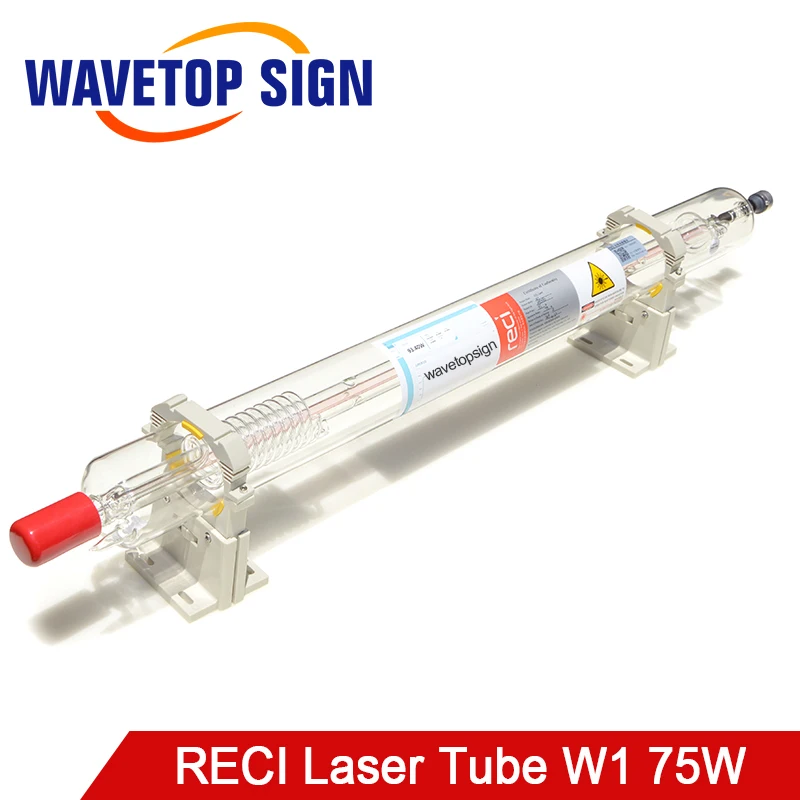 RECI W1 75 Вт CO2 лазерная трубка длина 1050 мм диаметр 80 мм используется для гравировки и резки