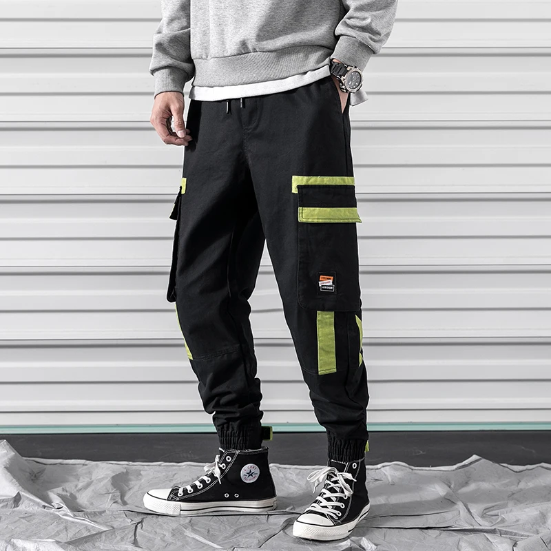 M-3XL 2019 Spring Track Pants Men Sweatpants Mens Joggers Pants Cargo Camo Tactical Harem Army Pants