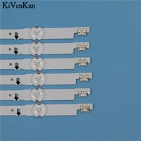 אחורית ברצועת 9 תאורה אחורית LED מנורות ברצועת עבור סמסונג UE48H6650SL UE48H6670ST UE48H6670SL UE48H6650AT UE48H6670SZ קורות Band LED קיט טלוויזיה (5)