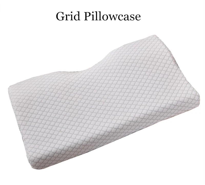 PurenLatex 50*30 силиконовая гелевая Подушка с эффектом памяти, летняя подушка для охлаждения льда, ортопедическая комфортная подушка для шеи с сетчатой наволочкой - Цвет: Grid White