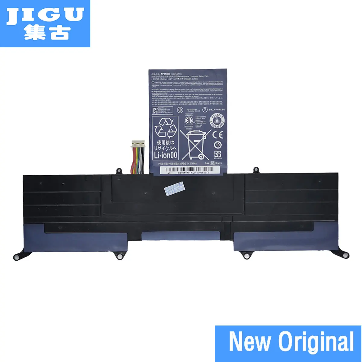 JIGU 3ICP5/65/88 3ICP5/67/90 AP11D3F AP11D4F Original Laptop Battery For ACER Aspire S3 S3-391 S3-951 MS2346 | Компьютеры и офис