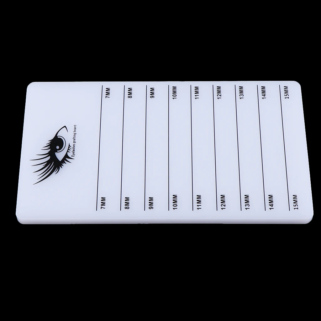 False Lashes Adhesive Glue Pallet Holder for Eyelash Extensions Acrylic Eye Lash Stand Pallet Holder/ Lashes Tray Strip Pallet 
