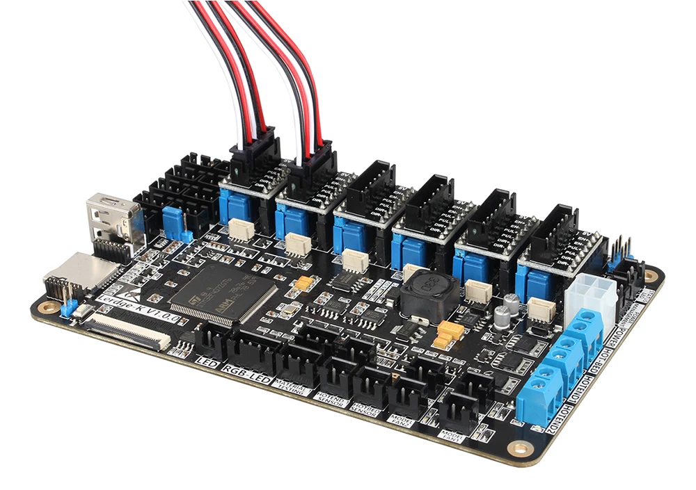 XCR3D части принтера Lerdge-K плата A4988 DRV8825 LV8729 TMC2208 драйверы дополнительно ARM 32 бит контроллер сенсорный экран материнская плата