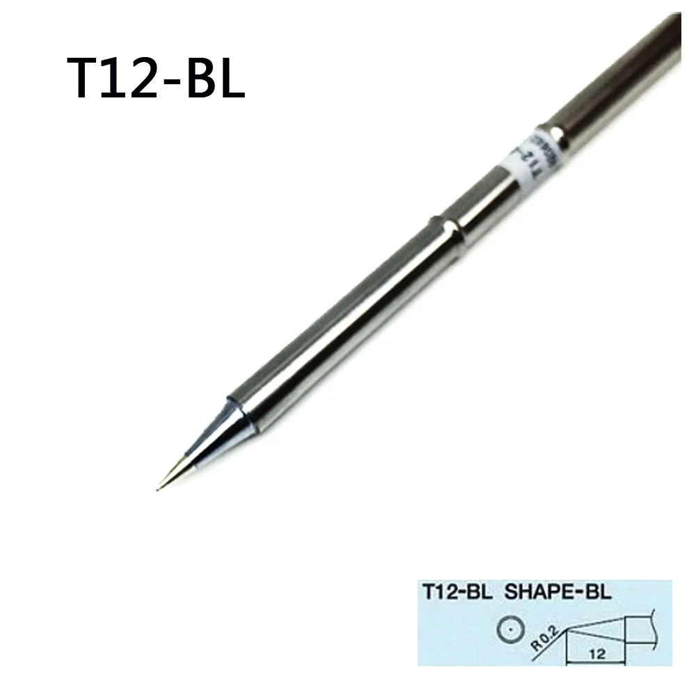 2 шт. наконечники для паяльника высококачественный наконечник T12 BL без свинца