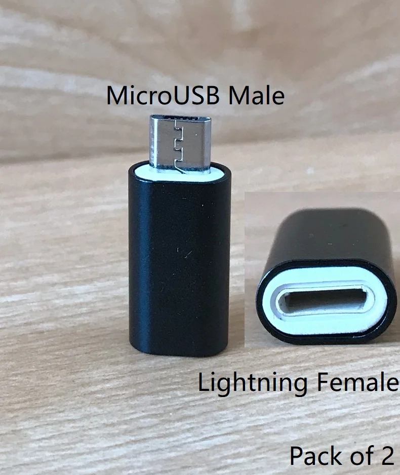 Переходник Lightning Woman-MicroUSB Male для Xiaomi Huawei Samsung Power Bank Lightning-MicroUSB | Мобильные телефоны