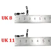 20Pcs Rolling Quick Change Swivel with Solid Ring Carp Rigs Long Body Fishing Terminal Tackle Swivel Snap Connector Carp Fishing ► Photo 2/6