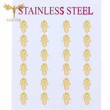 Модные украшения оптом ретро серьги для мужчин женщин Винтаж ручной дизайн золото нержавеющая сталь ювелирные изделия