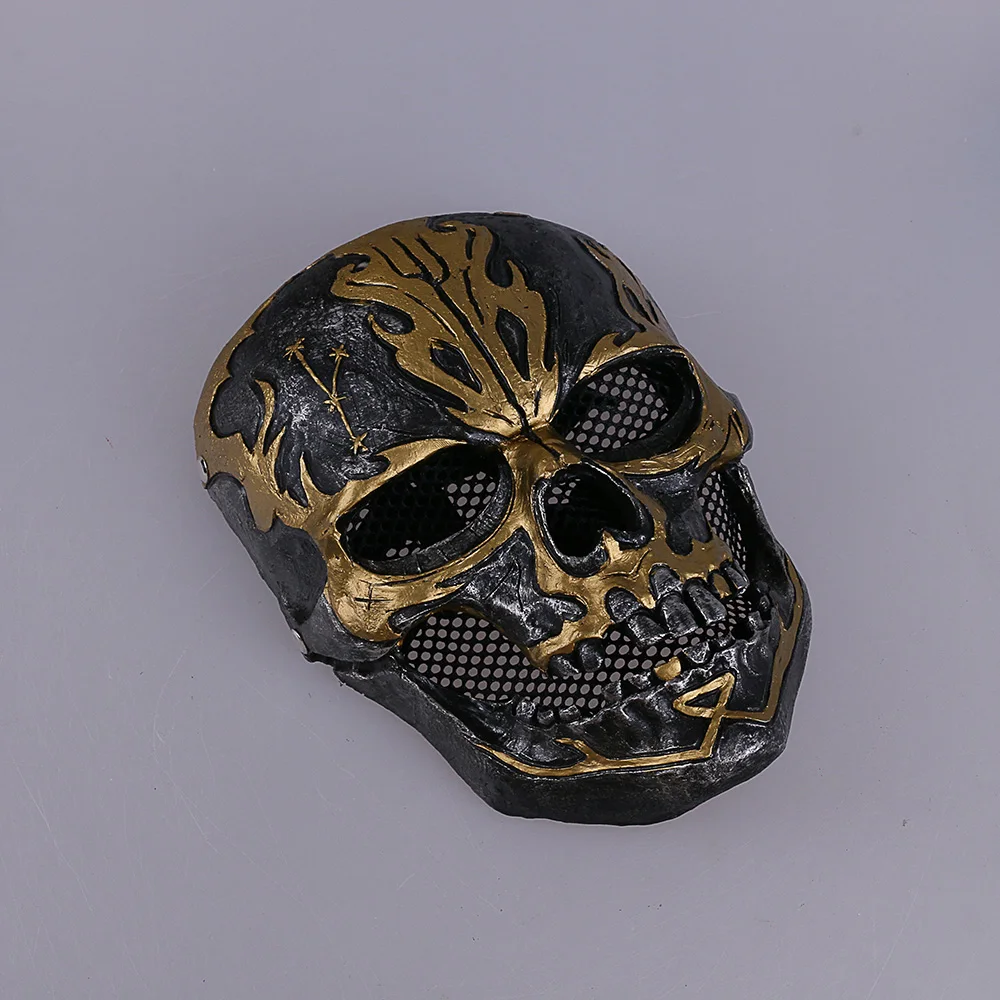 2017 Movie Pirates of the Caribbean Mask Dead Men Tell No Jack Sparrow scary skull Mask Adult Resin Cosplay  Halloween Party (5)