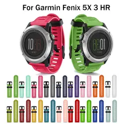26 мм ширина ремешок для часов Garmin Fenix 3 ремешок с инструментами открытый спортивный силиконовый ремешок для Garmin Fenix 3HR/Fenix 5X Plus