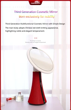 

Magic manipulation Smart Bluetooth speaker makeup mirror light Gesture Sensing Adjusts Light Brightness and Color portable