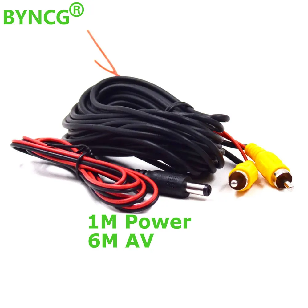 2018 New Universal auto RCA AV Cable wire harness for car rear view