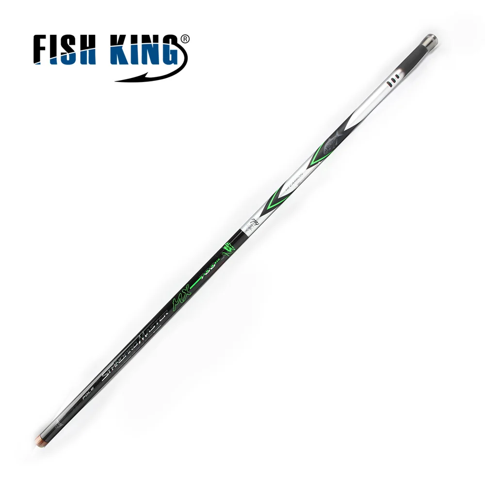 FISH KING 24T карбоновая удочка 5 м/6 м/7 м C. W. 10-30 г 5-7SECS рыболовная морская Удочка аксессуар инструмент