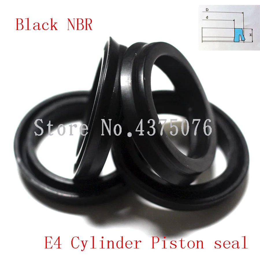 

10PC/lots OD 32/40/50/63/80/100/125/140/160/200 E4 NBR Cylinder Pneumatic Piston seal O ring gasket