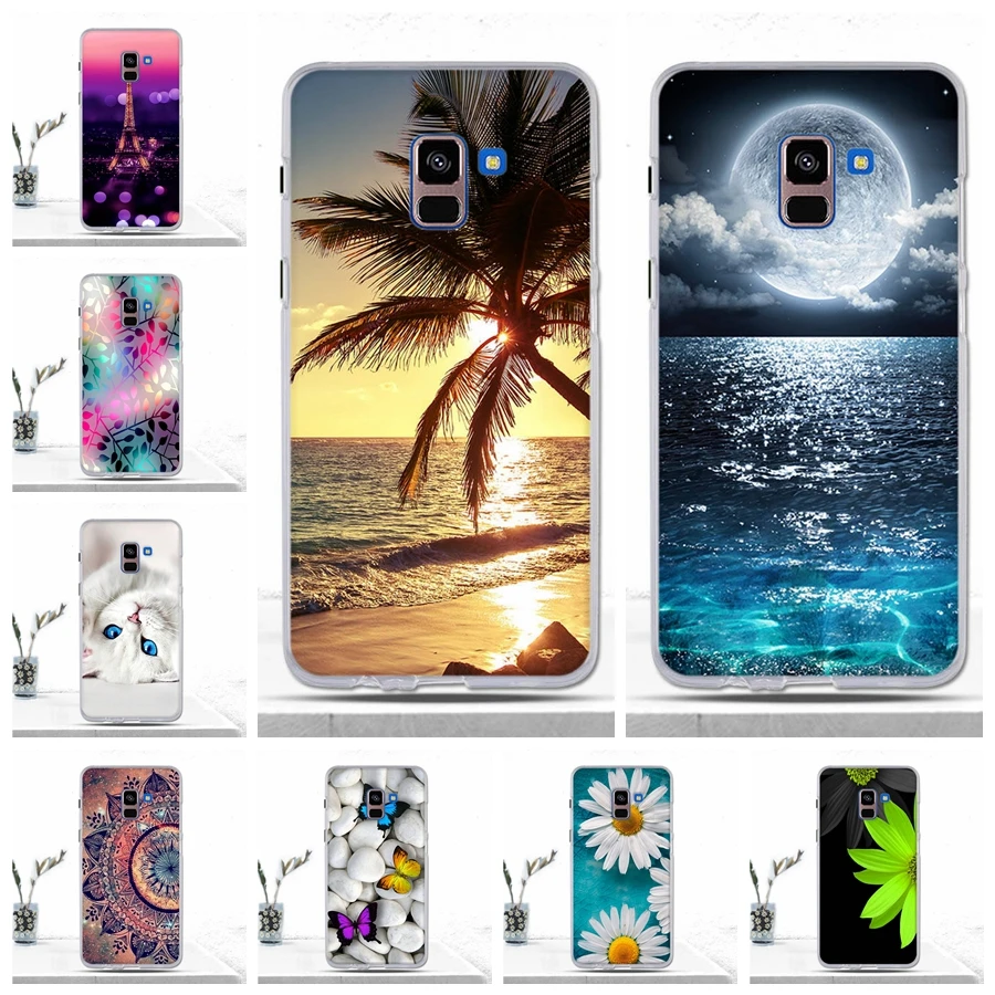 Case for Samsung Galaxy A8 Plus 2018 Soft Silicon Phone Cover A8+ (2018) A730F Coque Shell | Мобильные телефоны и
